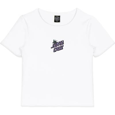 Santa Cruz Дамска тениска Santa cruz Women's Flutter Flash T-Shirt - White - размер 6 (UK) (916-4710-0211)