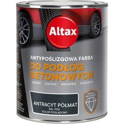 ALTAX Protiskluzová barva na betonové podlahy antracit polomat 0,75L