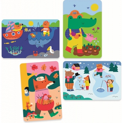 DJECO Vodní omalovánky 4 roční období – Sleviste.cz