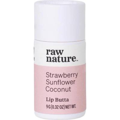 Raw Nature Natural Lip Balm Prírodný balzam na pery Jahoda 9 g