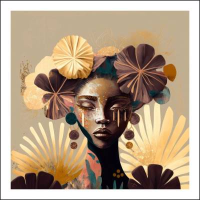 Tribal Bokeh 1 deska 70x70