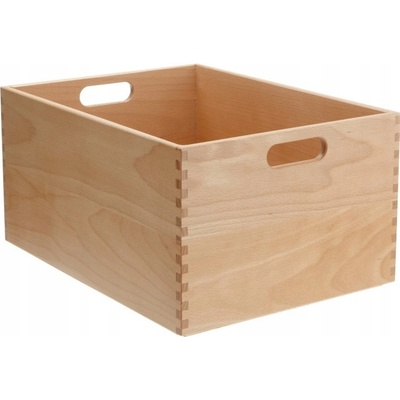 Zeller Skladovací box L 40 x 30 x 21 cm buk