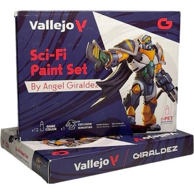 Vallejo Game Color Sci-Fi Paint Set by Angel Giráldez 12 x 18 ml