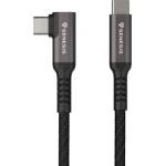 NATEC Кабел GENESIS USB-C M/M 3.1 GEN 2, 10 Gb/s, PD 60 W, VR, за зареждане и данни, 5 m, черен (NVC-2219)