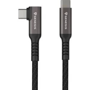 NATEC Кабел GENESIS USB-C M/M 3.1 GEN 2, 10 Gb/s, PD 60 W, VR, за зареждане и данни, 5 m, черен (NVC-2219)