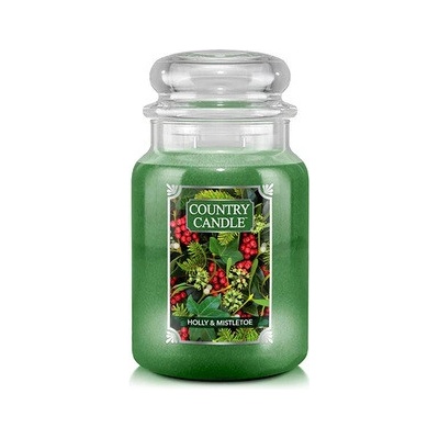 Country Candle Holly & Mistletoe 652 g