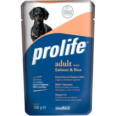 Zoodiaco Prolife Adult Mini Losos s ryžou 100 g