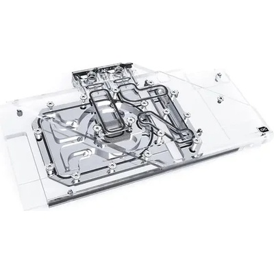 Alphacool Воден блок за видео карта Alphacool Eisblock Aurora Acryl GPX-A Radeon RX 6800/6800XT Strix/TUF with Backplate (AC-1021160)