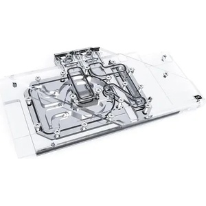 Alphacool Воден блок за видео карта Alphacool Eisblock Aurora Acryl GPX-A Radeon RX 6800/6800XT Strix/TUF with Backplate (AC-1021160) - xtreme