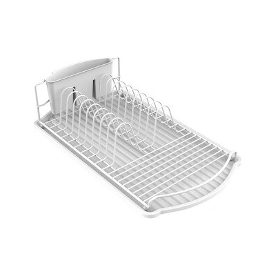 MSV odkapávač na nádobí DISH, bílý, ocel, 47,5 x 26,5 x 11 cm 110599