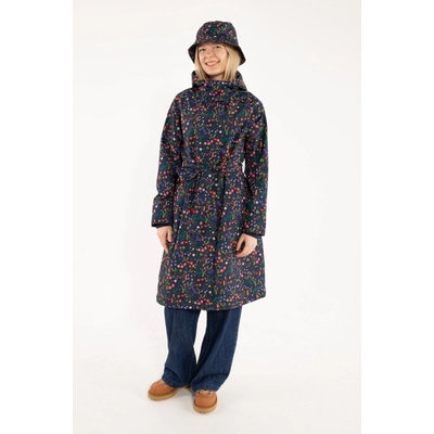 Danelisabeth Raincoat Danefae Dk Navy Botanical