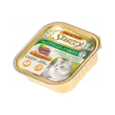Stuzzy Mister Stuzzy Cat With Veal And Carrots - Пастет за израснали котки с говеждо и моркови, 100 гр