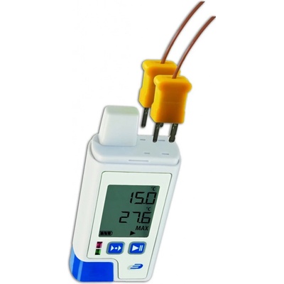 TFA 31.1060.02 LOG200 TC - USB Datalogger s displejom na meranie vnútornej teploty + externý pomocou termočlánkových sond s PDF výstupom
