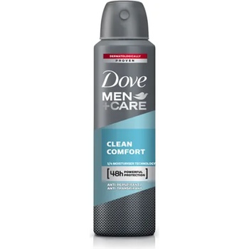 Dove Men+ Care Clean Comfort Део спрей против изпотяване за мъже 150мл