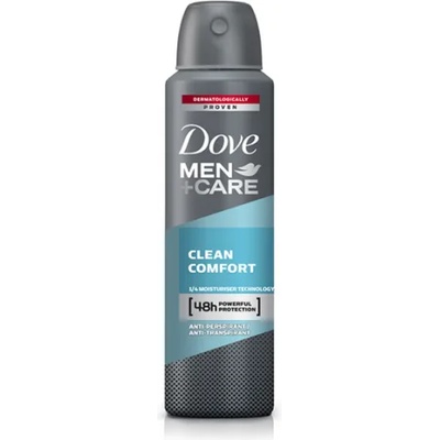 Dove Men+ Care Clean Comfort Део спрей против изпотяване за мъже 150мл