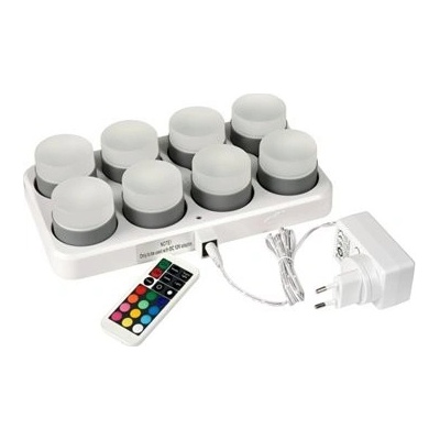 SAHM LED sviečka mini 48x50mm sada 8ks 100025269