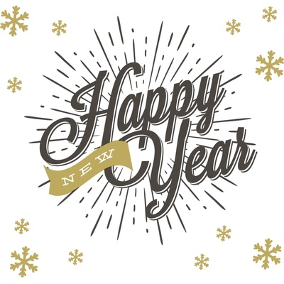 Ambiente Europe BV Servítky veľké New Year 33x33cm