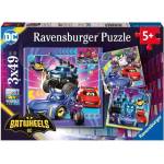 Ravensburger - Puzzle 3x49 Batwheels - 40 - 99 piese