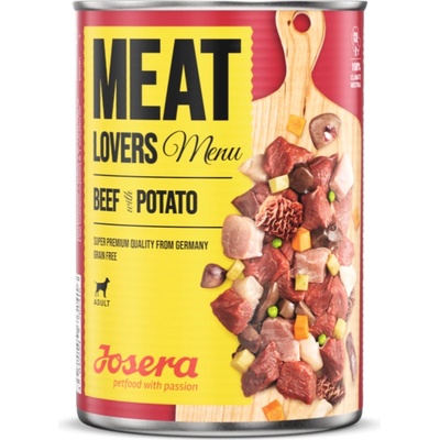 Josera Meatlovers Menu Говеждо с картофи 400g