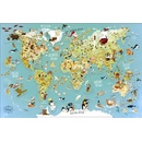 Vilac Nástěnná magnetická mapa světa 78 dílků anglické texty