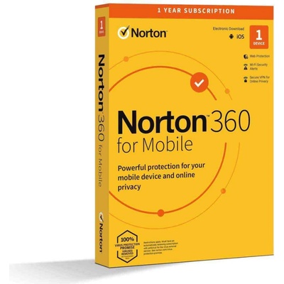 Norton 360 MOBILE 1 lic. 1 rok (21426893) – Zboží Živě