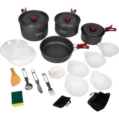 Acra C22 camping set alluminium pre 3-4 osoby 05-C22