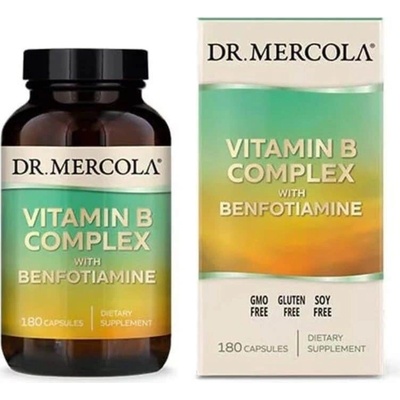 Dr. Mercola Vitamín B Complex s Benfotiamínom 180 kapsúl