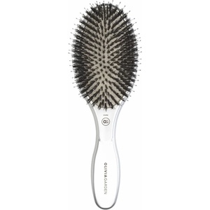 Olivia Garden Expert Care Oval Boar & Nylon Bristles Silver