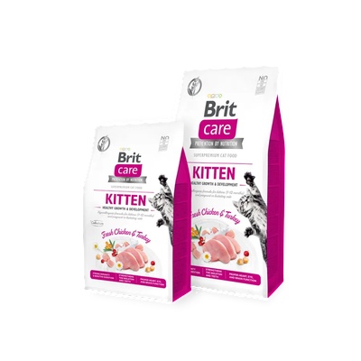 Brit Care Cat Grain-Free KITTEN HEALTHY GROWTH AND DEVELOPMENT