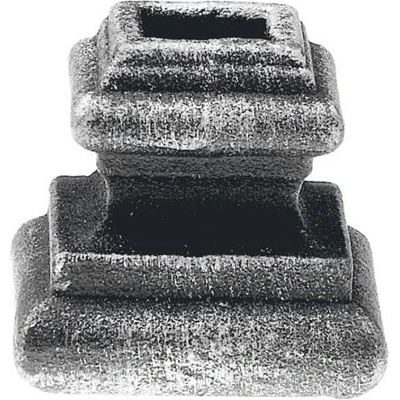 PSG Ozdobný návlek pre kovaný plot, bránu a zábradlie 41.021, 40x38 mm, otvor 12,5 x 12,5 mm
