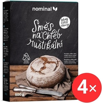 Nominal BLP Směs na chléb rustikální 4 x 500 g – Zbozi.Blesk.cz