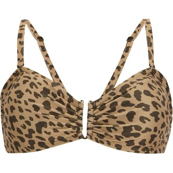 Regatta Aceana III bikini top - Brown (Abstract Leopard Spot)
