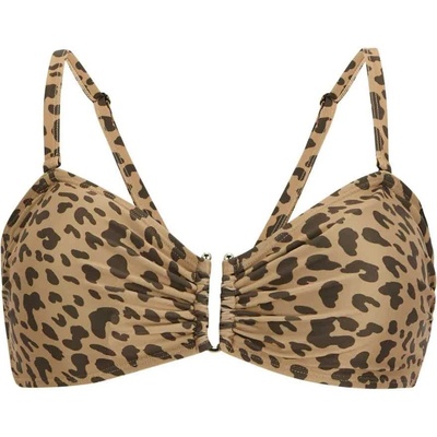 Regatta Aceana III bikini top - Brown (Abstract Leopard Spot)