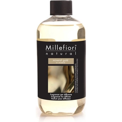 Millefiori Natural Minerální zlato Náplň difuzéru pro vonná stébla 250 ml