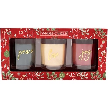 Yankee Candle Peace Love Joy 3 x 226 g