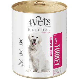 4Vets NATURAL Simple Recipe с пуйка 800 г