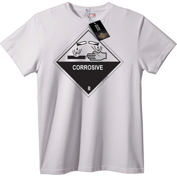 NOONEBRAND Тениска Корозивен 8 - 4XL, White
