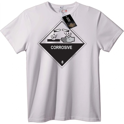 NOONEBRAND Тениска Корозивен 8 - 4XL, White