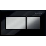 Geberit - Дистанционно управление с пневматичен механизъм, за казанче Sigma 8 см под мазилката, черно/матов хром 116.053. KV. 1 (116.053.KV.1)