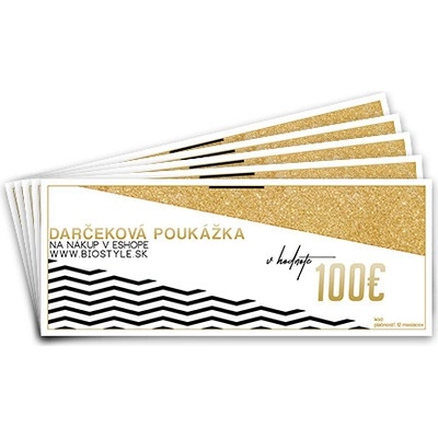 Darčeková poukážka - 100€