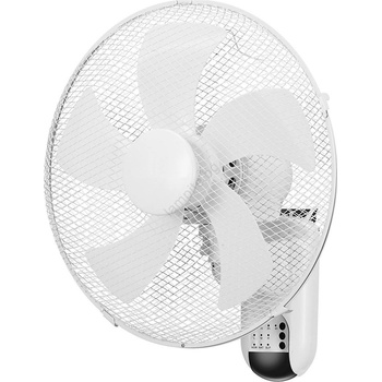 ZEVENTI - Стенен вентилатор fanny 45w/230v Ø 41 см бял + дистанционно управление (zv0066)