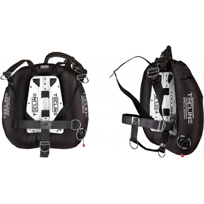 Křídlo Tecline Donut 22 Special Edition Black + Backplate + Postroj DIR Materiál: Hliník – Zboží Dáma