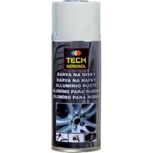 TECH Barva ve spreji na disky 400 ml - hliníková