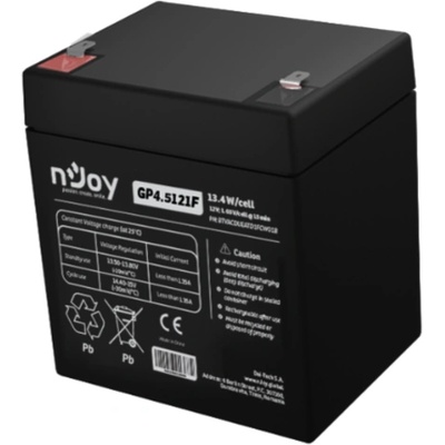 nJoy Батерия, NJOY GP4.5121F, 12V 13.4 W/cell - 4.5Ah (BTVACDUEATD1FCW01B)
