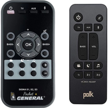GENERAL POLK AUDIO Signa S1, Signa S2, Signa S3 - дистанционно управление дубликат (Signa S1, Signa S2, Signa S3)