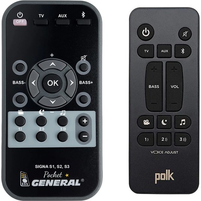 GENERAL POLK AUDIO Signa S1, Signa S2, Signa S3 - дистанционно управление дубликат (Signa S1, Signa S2, Signa S3)