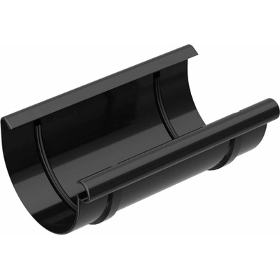 Covernit Plastová spojka žľabu 125 mm čierna