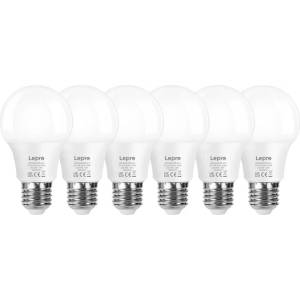 Lepro 100089-WW-EU-6 LED крушка E27 8.5W 806lm 2700K 6 броя (EAN100089-WW-EU-6)