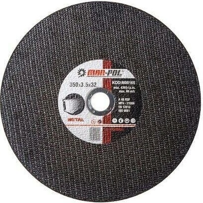 Kotouč řezný na ocel, kov, 350x3,5x32mm MAR-POL M08165