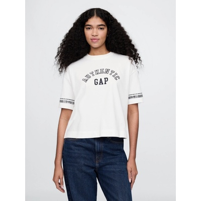 GAP Oversize tričko Heavyweight biela